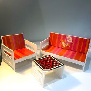 Barbie 1970 lively living dream house furniture